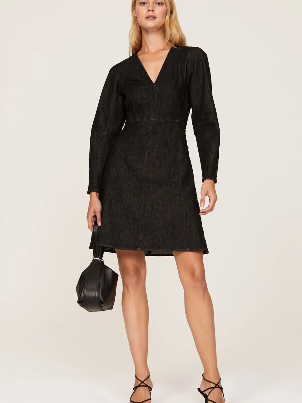 Thakoon Collective Black Denim Dress size 4